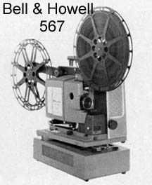 Picture of Bell and Howell 567 projector