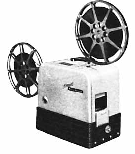 (Picture of Bell and Howell 202
        projector)
