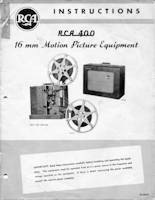 RCA 400 Operator's
        Manual