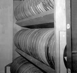 (Photo of film rack)